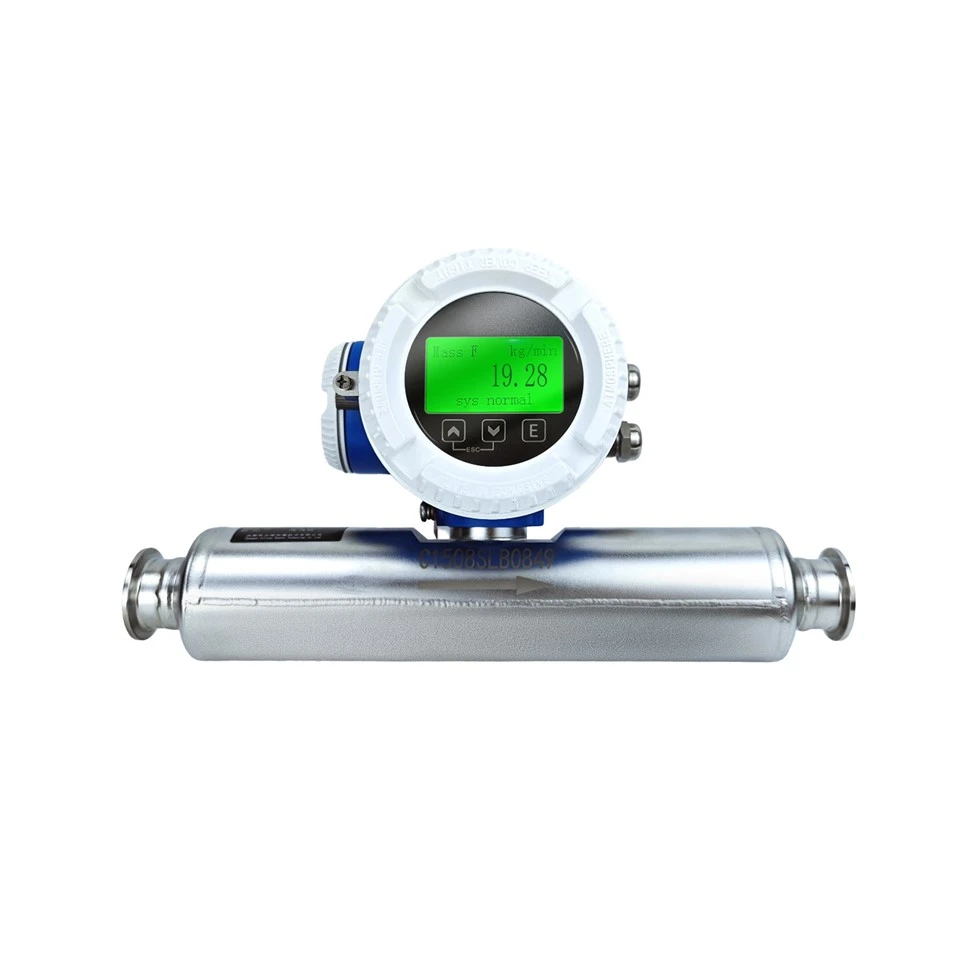 Máy đo dòng chảy Coriolis vệ sinh và vệ sinh